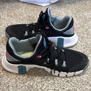 Nike Black and Pink Athletic Shoes